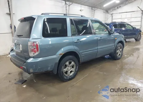 2007 Honda Pilot Ex-L from USA, damaged, VIN 2HKYF18687H518256